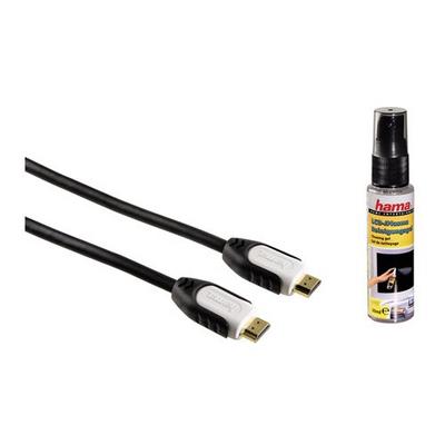 HAMA 56595 H.SPEED HDMI WITH E-NET 1.5M+TV CLEANING GEL