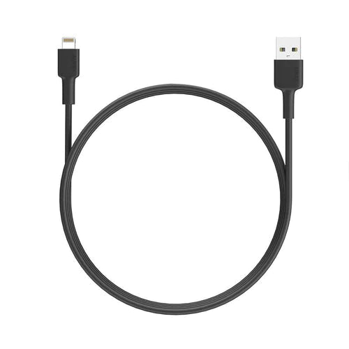 Aukey CB-BAL7 USB A-Lightning Nylon Braided MFI Cable 0.9m-White