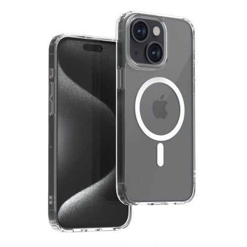 AUKEY PC-TM10B Magnetic Clear Case iphone 15 plus Transparent