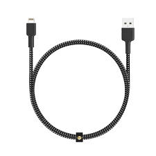 Aukey CB-BAL4 BK Braided Nylon Sync and Charge Cable 2m
