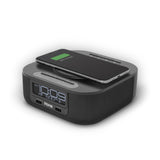 iHome HW5 Pre-set Clock with Qi Wireless Charging, Dual USB Fast Charging, and Single Day Alarm