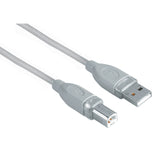 HAMA 45021 USB 2.0 Cable, shielded, grey, 1.80 m