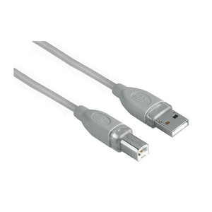 HAMA 45022 USB 2.0 Cable, shielded, grey, 3.00 m