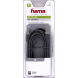 HAMA 45022 USB 2.0 Cable, shielded, grey, 3.00 m