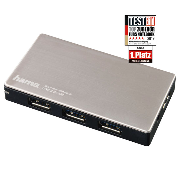 HAMA 54544USB 3.0 Hub 1:4, with charging function and power supply