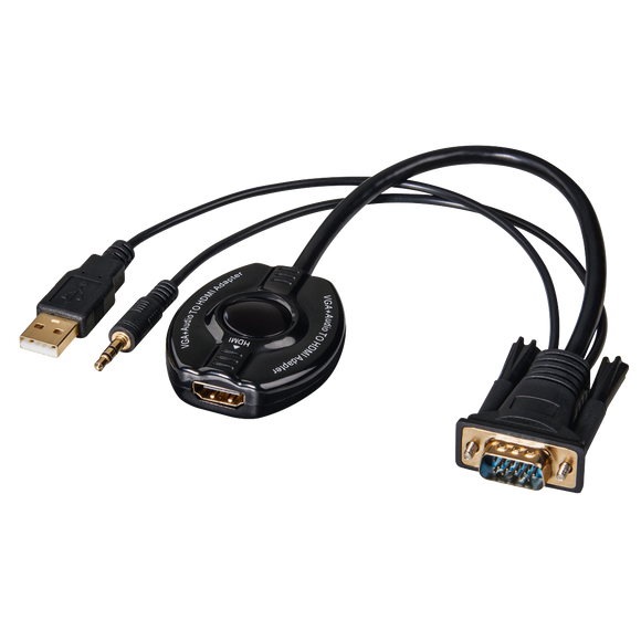 HAMA 83216 VGA with Audio Cable to HDMI™ Converter