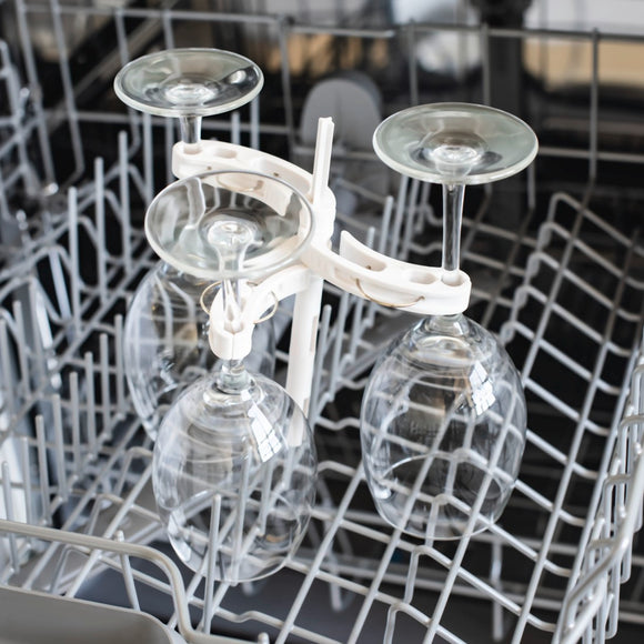 XAVAX 110214 Dishwasher Wine Glass Holder Set, 5-Part