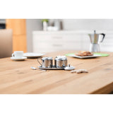 XAVAX 111217 Milk and Sugar Set, made of stainless steel, 3 parts