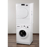 XAVAX 111378 Intermediate Frame (closed front) for Washing Machine/Dryer, 60 x 60 cm