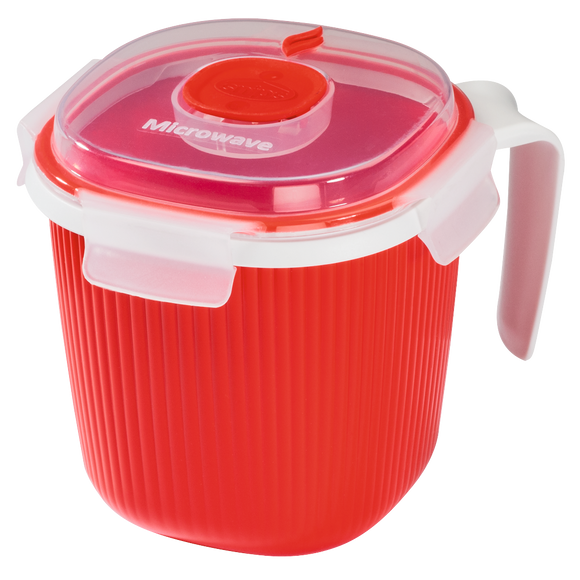 XAVAX 111487 Microwave Cup, 0.7 l, red