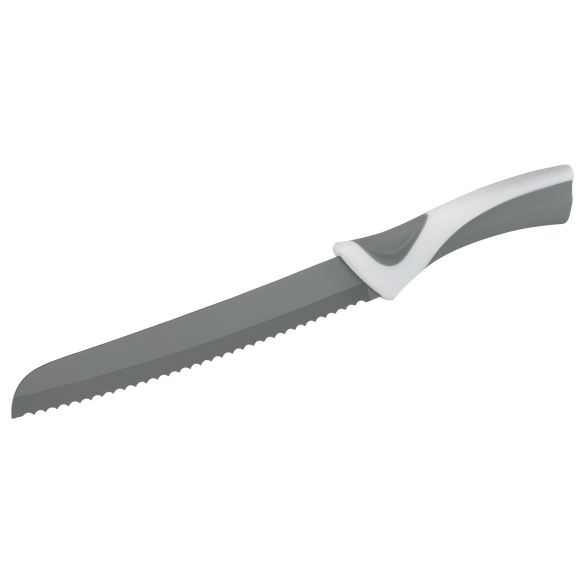 XAVAX 111521 Bread Knife, grey