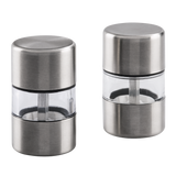 XAVAX 111548 Mini Salt and Pepper Mill Set, made of stainless steel, 2 parts