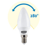 XAVAX 112259 LED Bulb, E14, 250lm replaces 25W, candle bulb, warm white, RA90