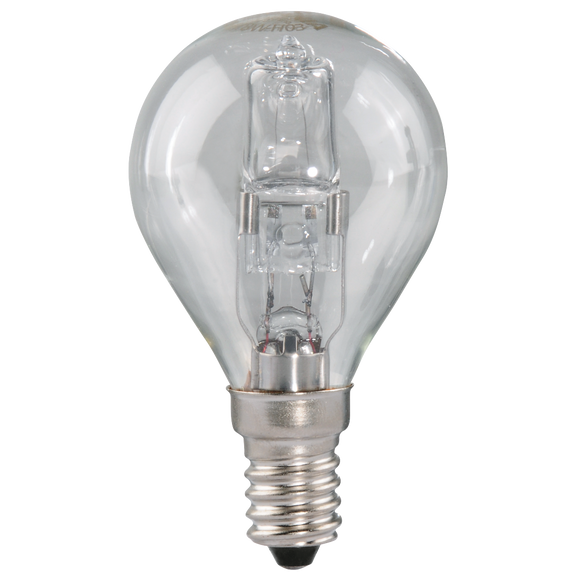 XAVAX 112407 Halogen Drop Bulb, E14, 20W, warm white