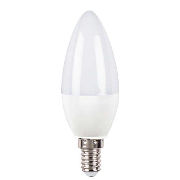 XAVAX 112504LED Bulb, E14, 520lm replaces 40W Candle Bulb, daylight