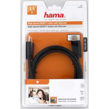 HAMA 122100 High Speed HDMI™ Cable, plug - plug, Ethernet, 1.5 m