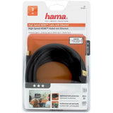 HAMA 122105 High Speed HDMI™ Cable, plug - plug, Ethernet, gold-plated, 3.0 m