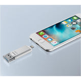 HAMA 124142 Save2Data FlashPen, 64GB, Lightning, USB 3.0, silver, Prime Line