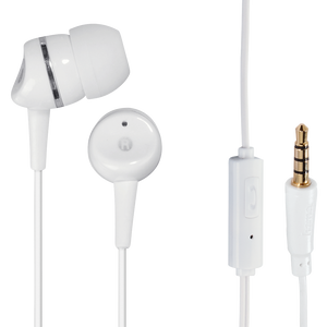 HAMA 135622 "Basic4Phone" In-Ear Stereo Headphones, white