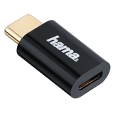 HAMA 135723 USB-C Adapter, USB 2.0, USB-C Plug – Micro-USB-B Socket, 480 Mbit/s