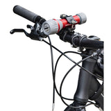 HAMA 136674 Universal Torch Mount for Handlebars, can be rotated 360°, black