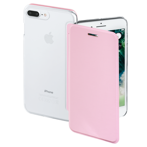 HAMA 177832 "Clear" Booklet Case for Apple iPhone 7 Plus/8 Plus, rose