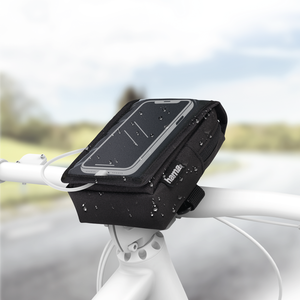 HAMA 178252 Universal Smartphone Bicycle Holder Bag for devices up to 8 cm wide and 14 cm high