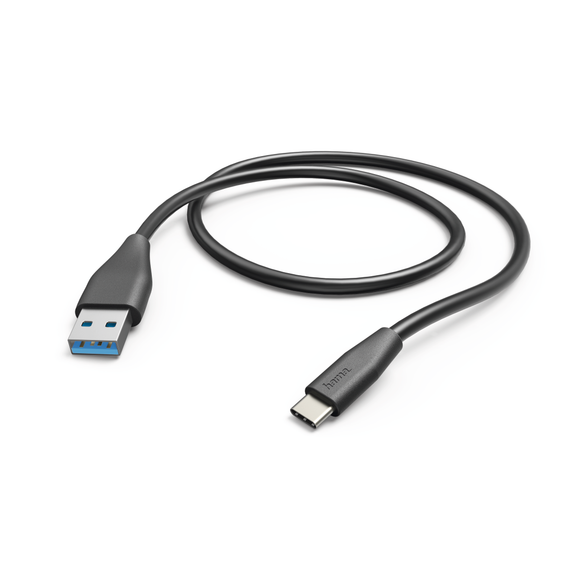 HAMA 178396 Charging/Data Cable, USB Type-C - USB 3.1 A Plug, 1.5 m, black