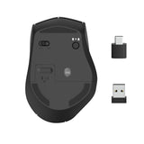 Hama 182616 Optical 6-button wireless mouse “MW-600", Dual mode with USB-C/USB-A, black