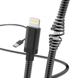 HAMA 183339 "Metal" Charging/Data Cable, Lightning, 1.5 m, black