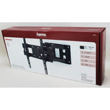 Hama 118125 FULLMOTION TV Wall Bracket, 165 cm (65"), scissor arms, black