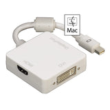 HAMA 53245 3IN1 MINI DISPLAYPORT ADAPTER FOR DVI, DISPLAYPORT OR HDMI™-MAC