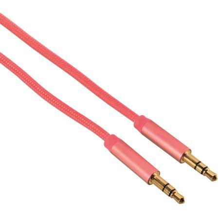 Hama 124424 Color smartphone cable, Jack 3.5 mm, 1.5 m, Coral