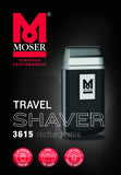 MOSER 3615 TRAVEL SHAVER