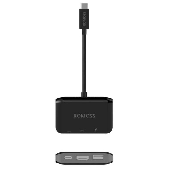 ROMOSS CH04CIA  USB-C 3.1 Type-C Multiport HDMI/USB-A 3.0 Adapter