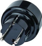 Brennenstuhl 1508530 travel plug / travel adapter (travel socket adapter for: Euro socket and England plug) black