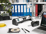 BRENNENSTUHL 1156250514 Premium-Office-Line Extension Socket With USB-Charger 4-way black/light grey 1.8m H05VV-F 3G1.5