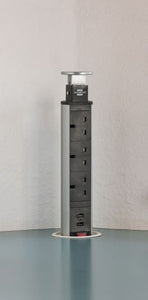 BRENNENSTUHL  1396203013 TOWER PWR 3 SOCKT+USB,2M