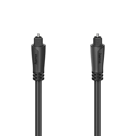 Hama 205135 Audio Optical Fibre Cable, ODT Plug (Toslink), 3.0 m