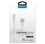 ROMOSS MFICB13N560(SIL) 1-Meter Apple Mfi Certified Lightning To Usb Cable - White