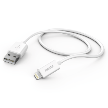 HAMA 173863 CHARGING -SYNC-CABLE LIGHTENING MFI 1M WHITE