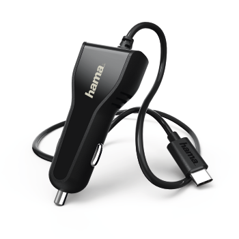 HAMA 178310 CAR CHARGER TYPE CPD 3A,BK\LACK