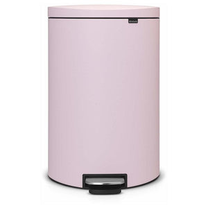Brabantia 103926 FlatBack+SpaceSave PedalBin Silent 40L - Mineral Pink shade