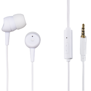HAMA 184042 "Basic4Phone” headphones, in-ear, microphone, cable kink protection, white