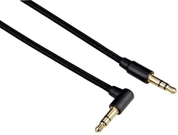 HAMA 16105 Connecting Cable, 3.5 mm jack plug, for smartphone, 0.5 m, black