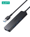 Aukey CB-H37 USB-A to 4-port USB3.0 A Hub