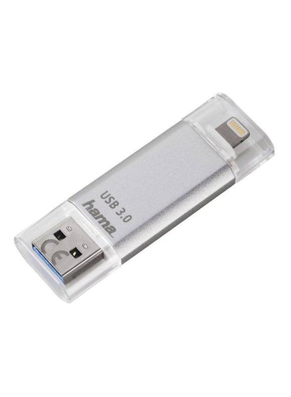HAMA 124141 Save2Data FlashPen, 32GB, Lightning, USB 3.0, silver, Prime Line