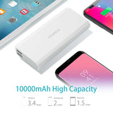 ROMOSS SOLO5 1+1 Bundle Pack Power Bank 10000mAh External Battery Charger Power bank Portable Charger Fast Charging For iPhoneX For iPhone 8plus