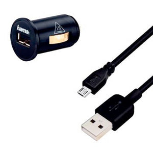 HAMA U6108955 Vehicle Charging Set, micro USB, 2.4A
