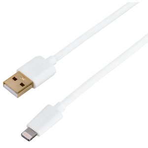 HAMA U6108988 Cable, USB - Lightning, white, 3ft, MFI